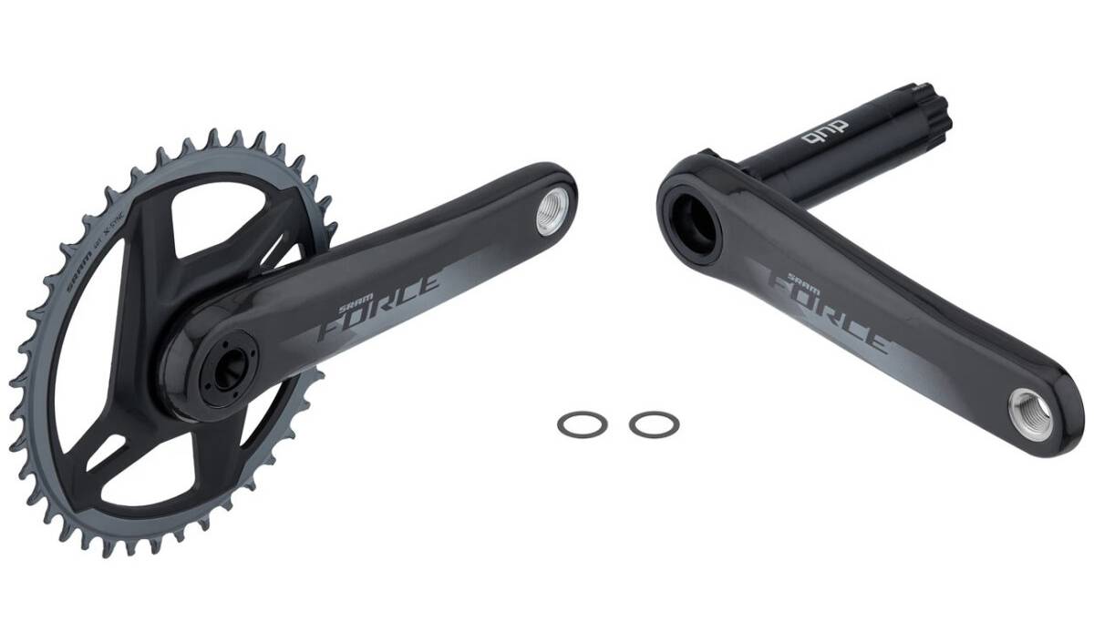 Фотография Шатуны SRAM Force 1x D1 DUB Gloss 172.5 Direct Mount 40T (BB not included) 5