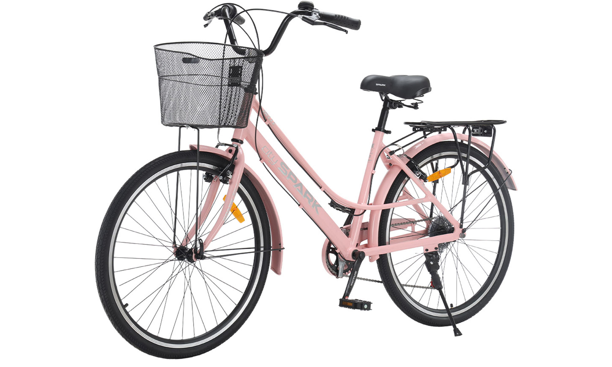 Велосипед SPARK CITY BELLE 26", размер M, рама 17", год 2026, розовый 3