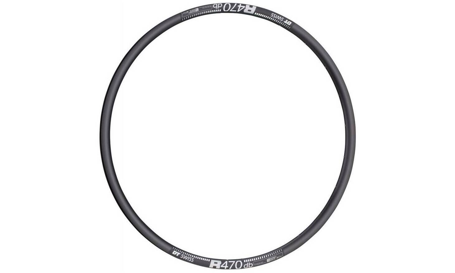 Обод DT Swiss R 470 DB, 29", размер 622×20 мм, 32 отверстия, ниппель Presta, дисковые тормоза, черный 