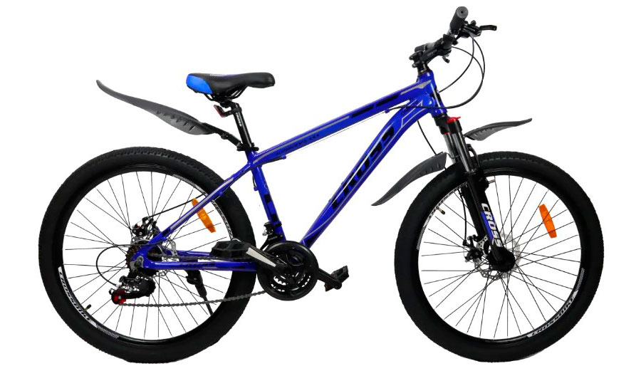 Фотография Велосипед Cross Hunter 24" размер XS рама 12.5 2022 Синий