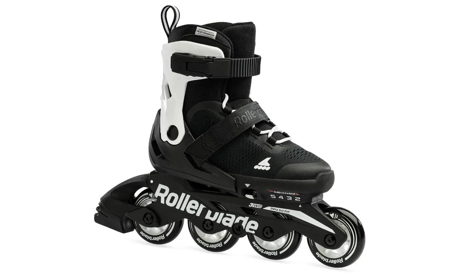 Фотография Ролики Rollerblade Microblade 2024 black-white 28-32