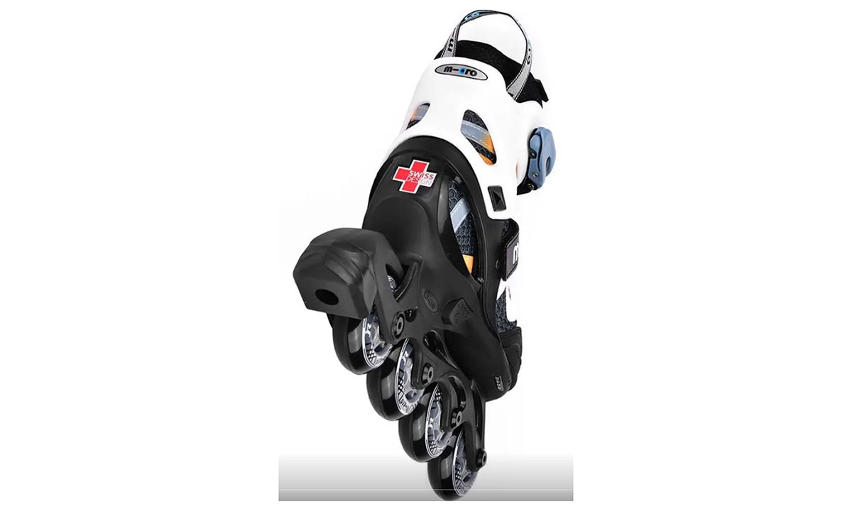 Ролики раздвижные MICRO NEW Shaper black-white размер 37-40 3