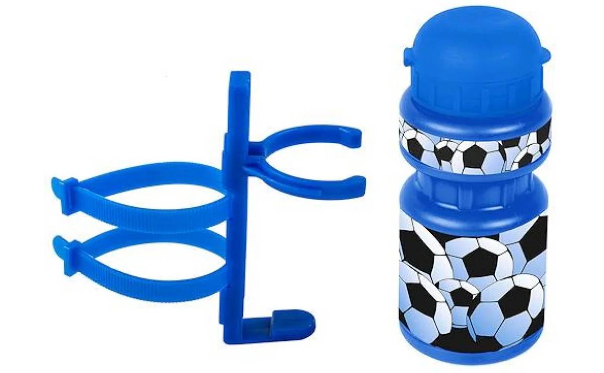Фотографія Фляга та фляготримач Pro 300 Soccer синій 