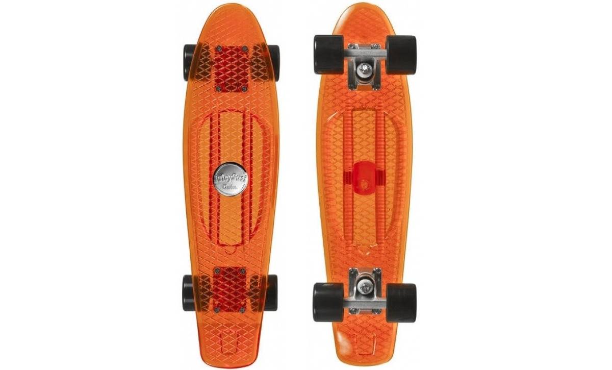 Скейтборд комплит CHOKE Juicy Susi 22,5"x6, оранжевый Скейтборд комплит CHOKE Juicy Susi 22,5"x6, оранжевый