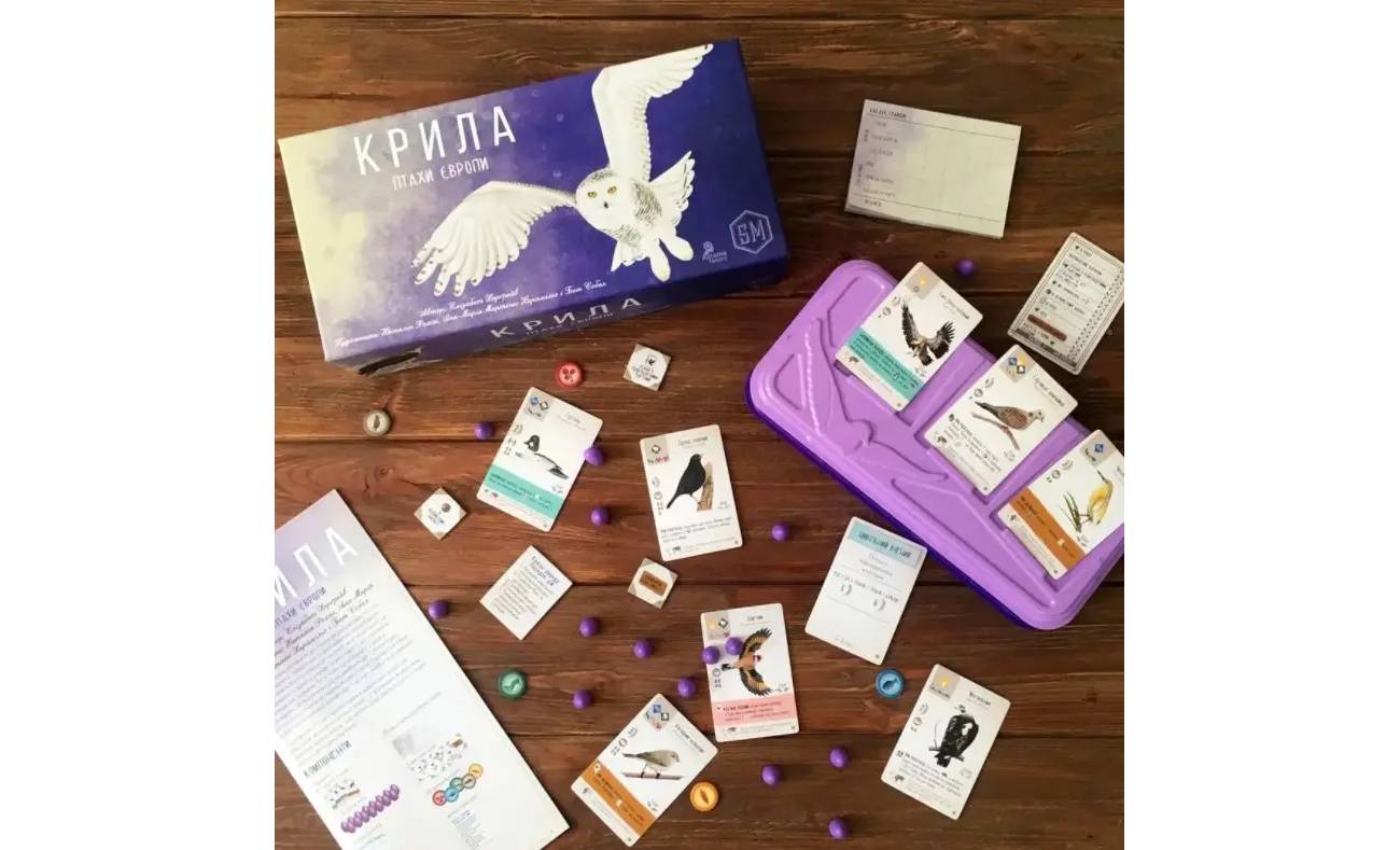 Настольная игра Крылья: Птицы Европы (Wingspan: European Expansion) Дополнение 5 Настольная игра Крылья: Птицы Европы (Wingspan: European Expansion) Дополнение 5
