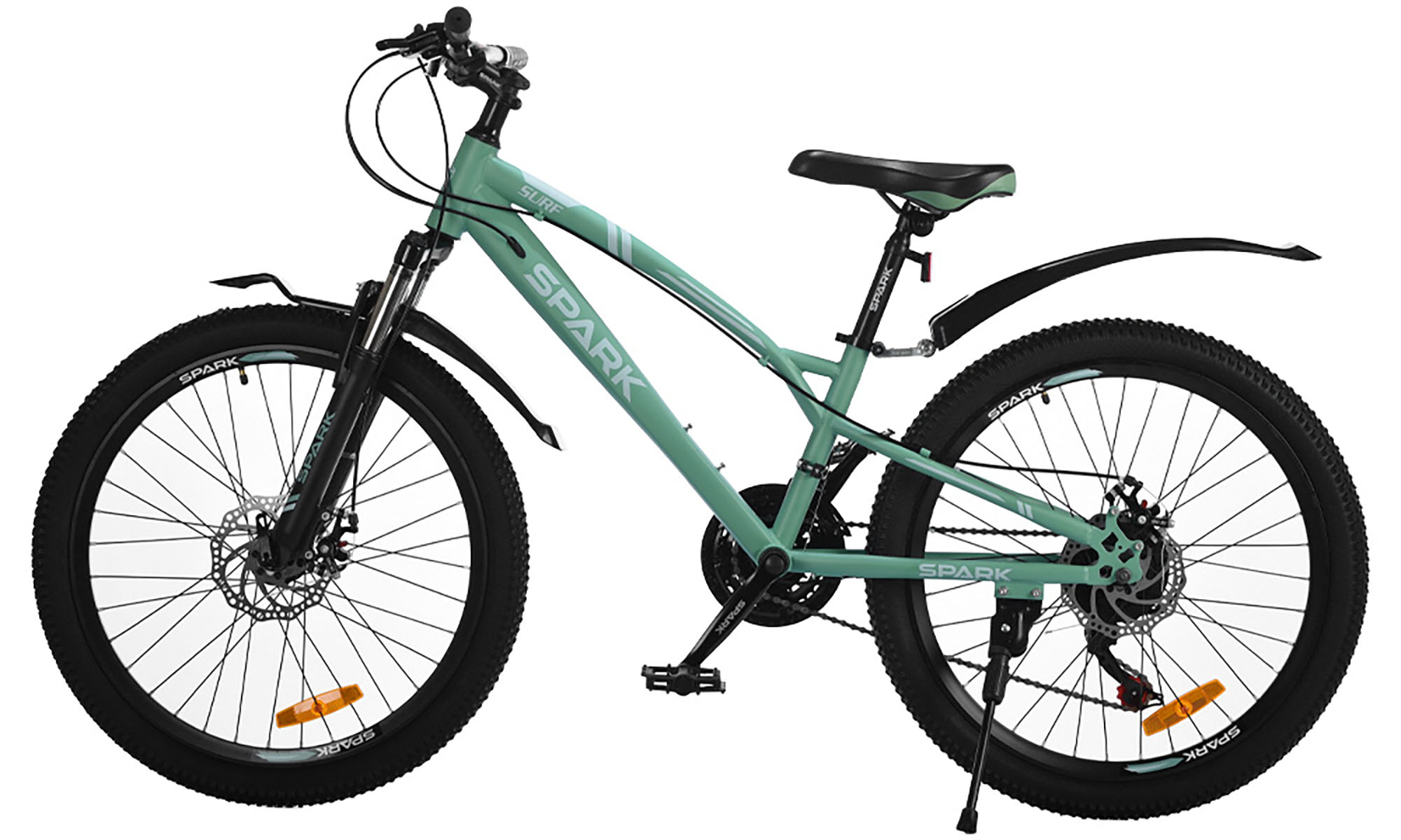 Велосипед SPARK SURF 24", размер XXS, рама 12", год 2026, мятный 2