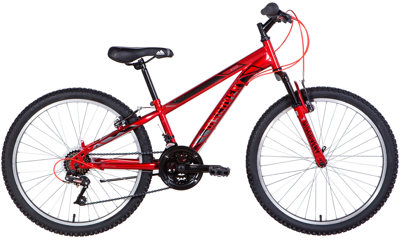 Фотографія Велосипед Discovery RIDER AM Vbr 24" (2021) 2021 Red