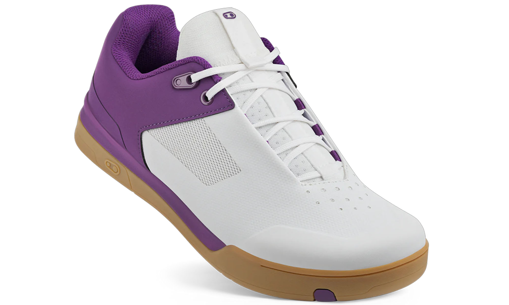 Велообувь CrankBrothers SHOES MALLET LACE WHITE / PURPLE - GUM OUTSOLE - BERNARD KERR, размер 9.0 US (42-42.5 EU) 