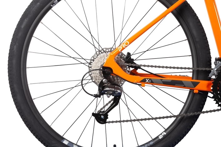 Фотографія Велосипед Trinx X1 Pro 29" розмір М рама 17 2021 Orange-black 5