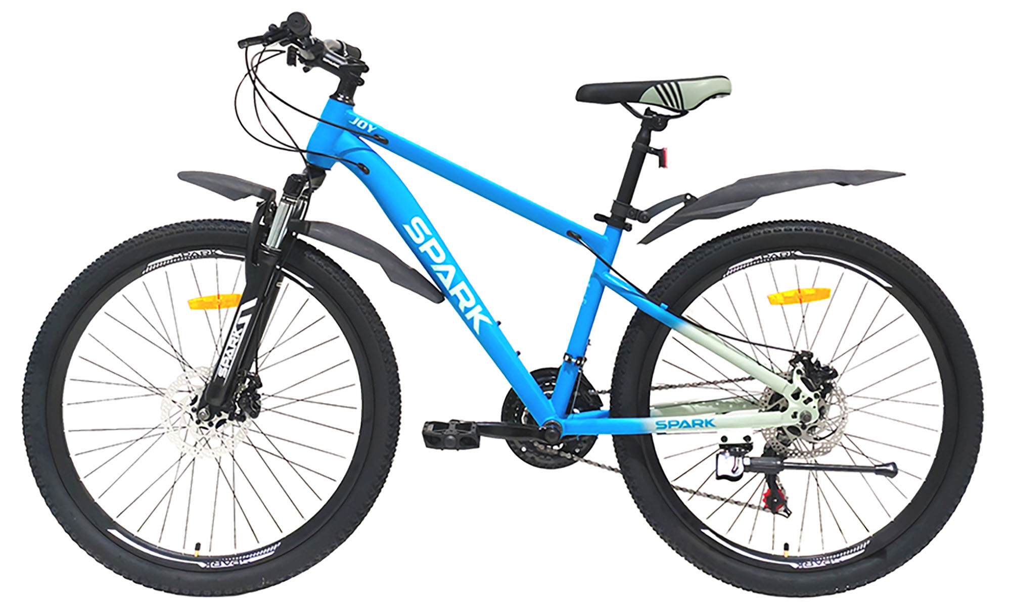 Велосипед SPARK JOY 26", размер S, рама 15", 2025, светло-синий с серым 3