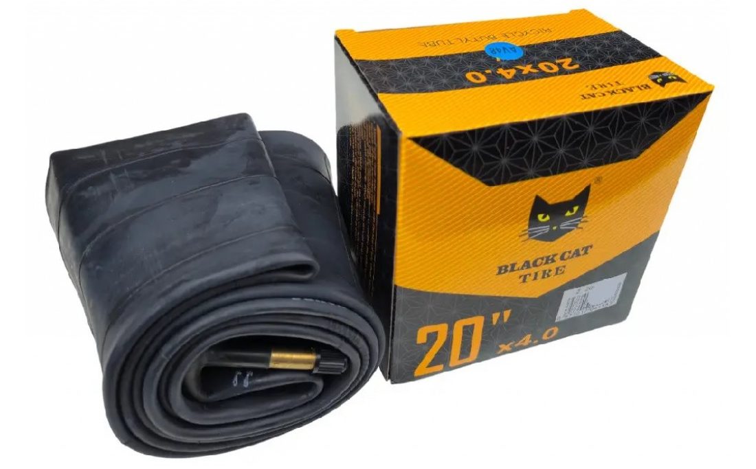 Камера Black CAT 20 х 4.00 FatBike AV 48 мм Камера Black CAT 20 х 4.00 FatBike AV 48 мм