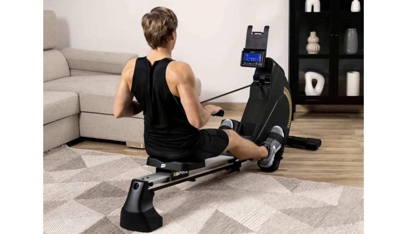 Гребной тренажер Hop-Sport HS-095R Spike золотой 8