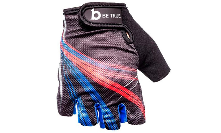 Фотография Велосипедные перчатки B10 NC-3138-2018 черно-синий, размер L