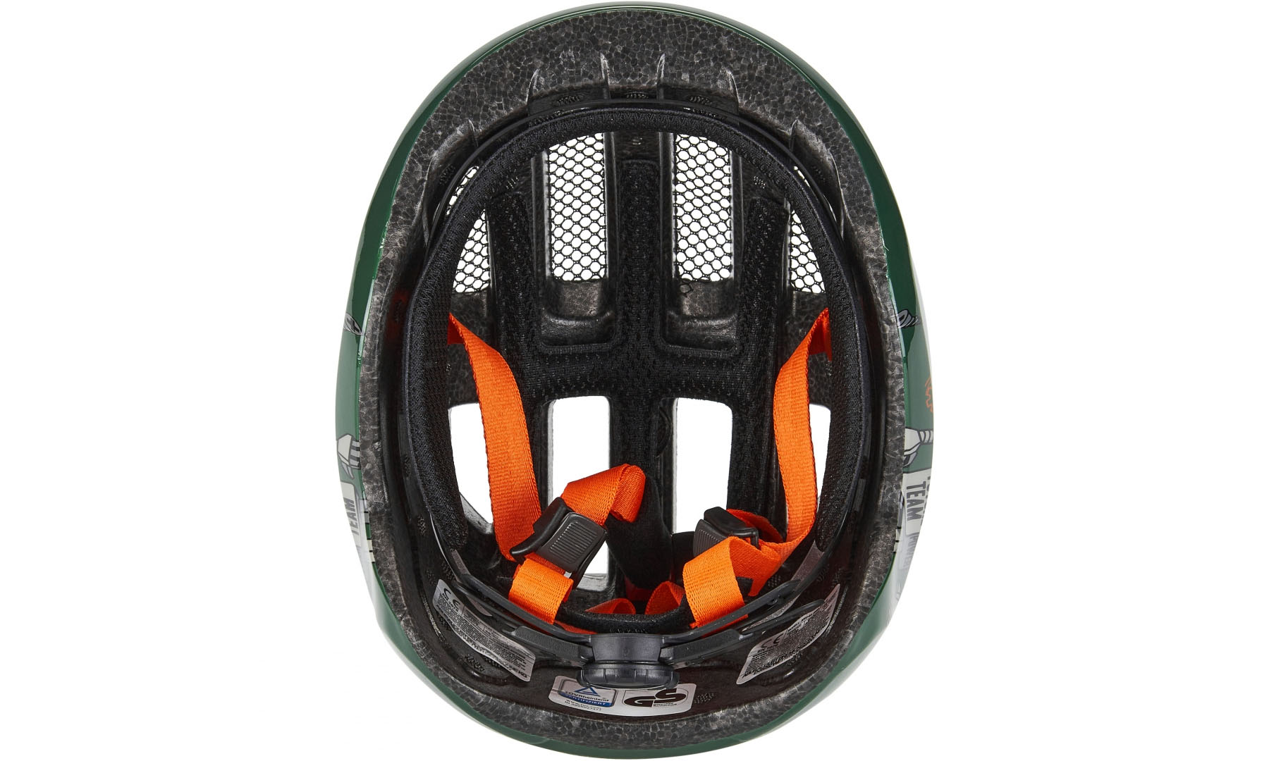 Фотографія Велошолом дитячий ABUS SMILEY 3.0 Green Robo, розмірS (45-50 см), зелений робот 2