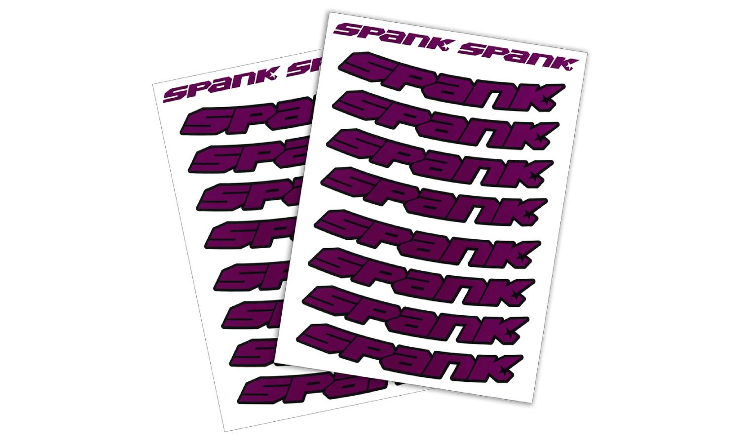 Набор наклеек на обода SPANK Decal kit, Purple 2