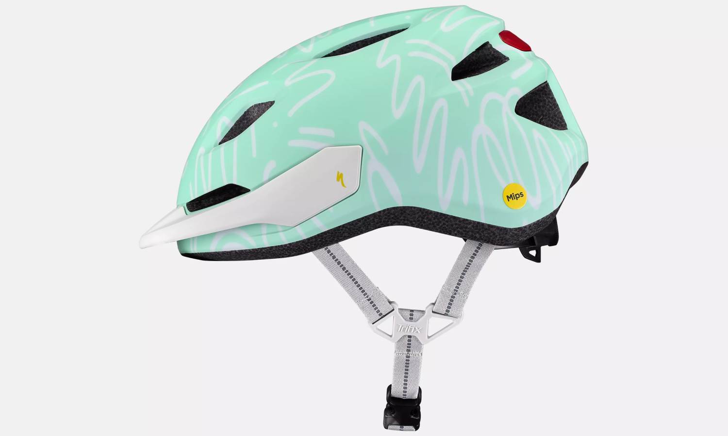 Шлем детский велосипедный Specialized SHUFFLE 2 LED размер М (49-55 см) бирюзовый 8
