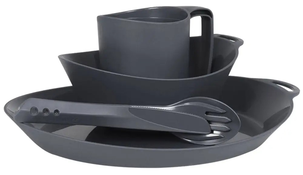 Фотографія Набір посуду туристичного Lifeventure Ellipse Camping Tableware Set graphite