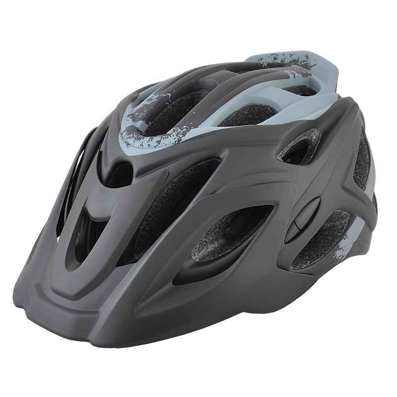 Фотографія Велосипедний шолом Grey's розмір L (58-60), Чорно-сірий 