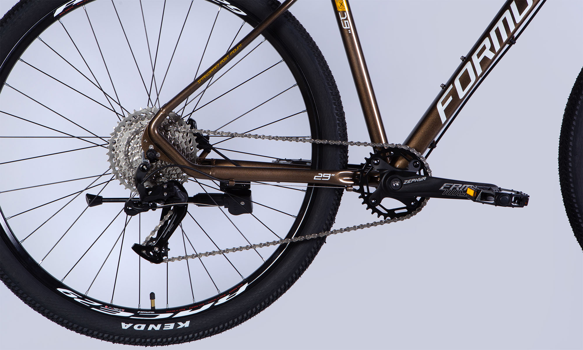 Велосипед Formula ZEPHYR 1.0 HDD 29", размер L, рама 19", 2025, золотисто-коричневий  3