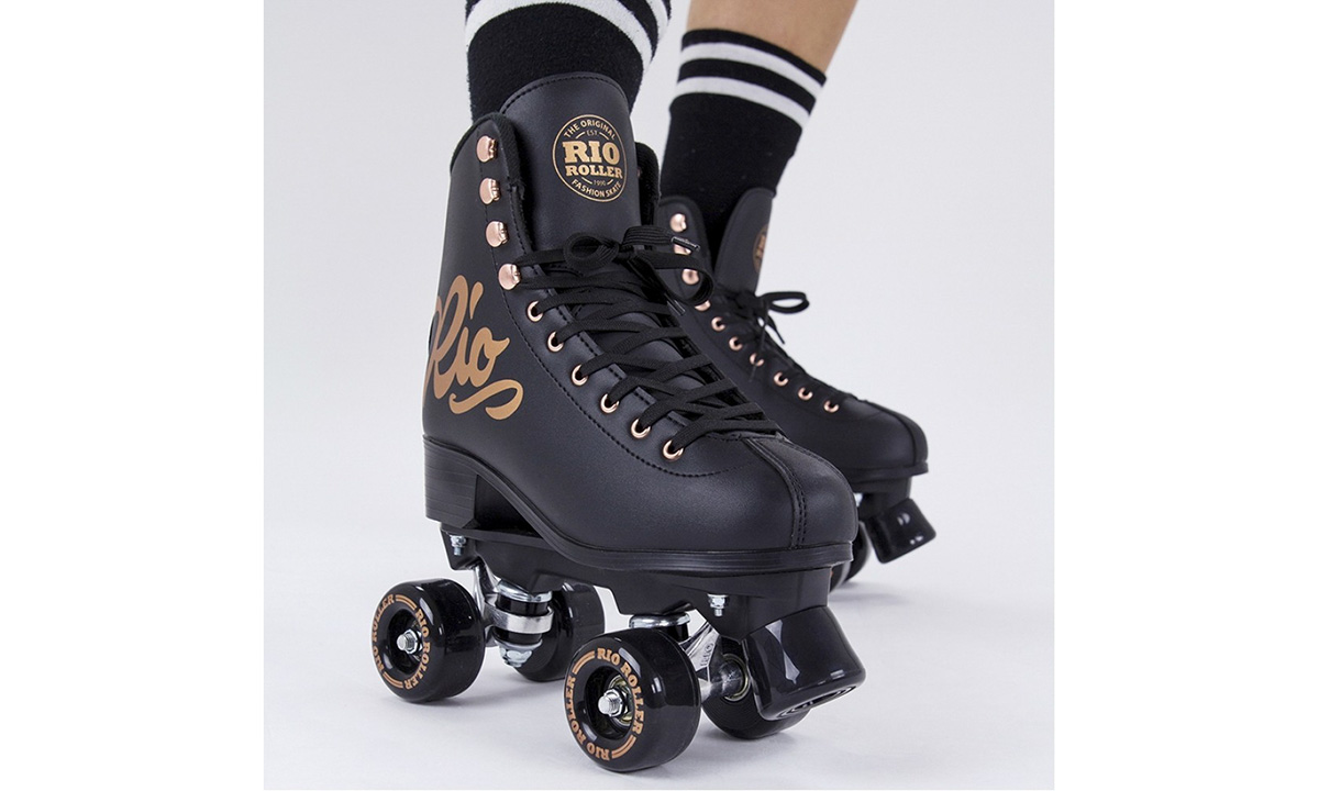 Ролики квады Rio Roller Rose размер 40.5 black 4