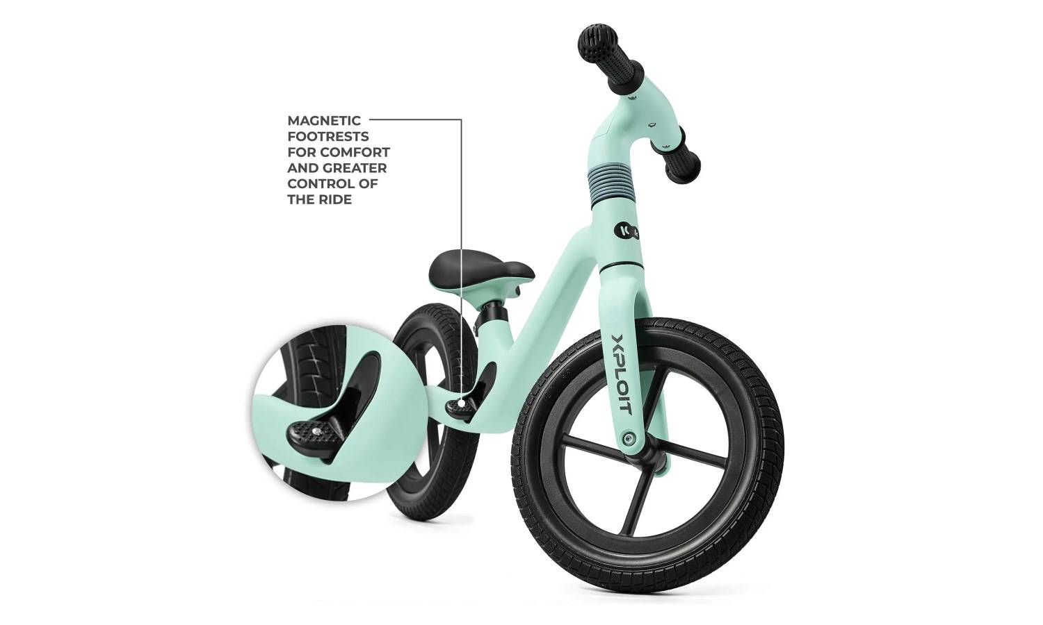 Беговел Kinderkraft Xploit Turquoise 3 Беговел Kinderkraft Xploit Turquoise 3