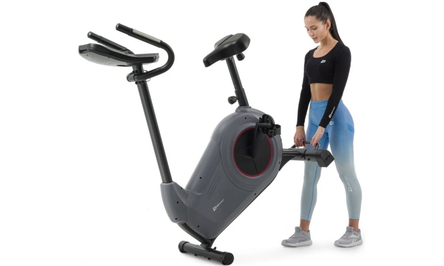 Велотренажер Hop-Sport HS-100H Solid gray iConsole+mat 18
