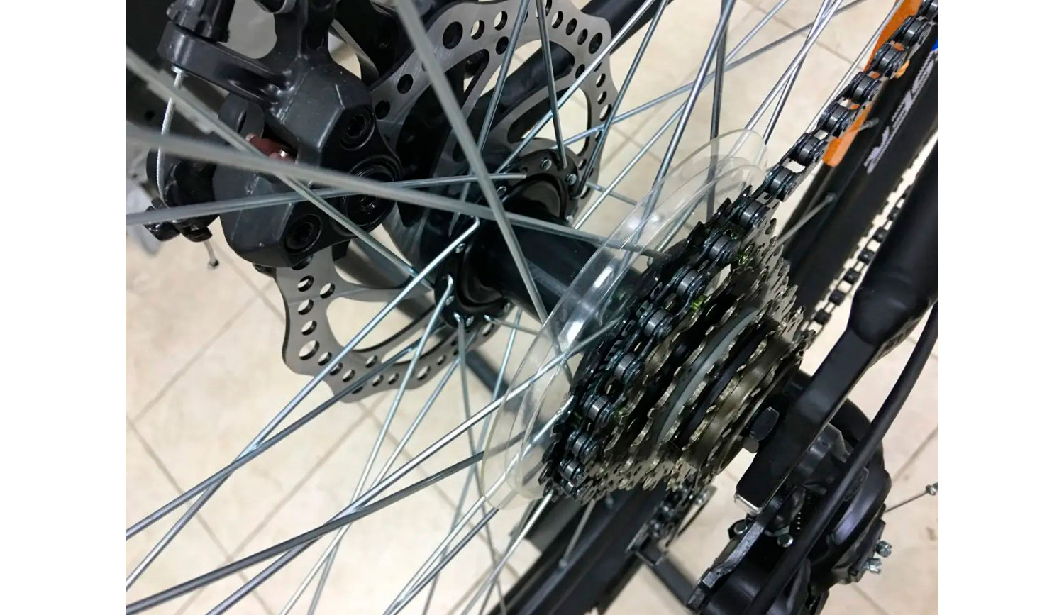 Велосипед Crosser Rally 26" размер М рама 17 2021 Черно-синий 3