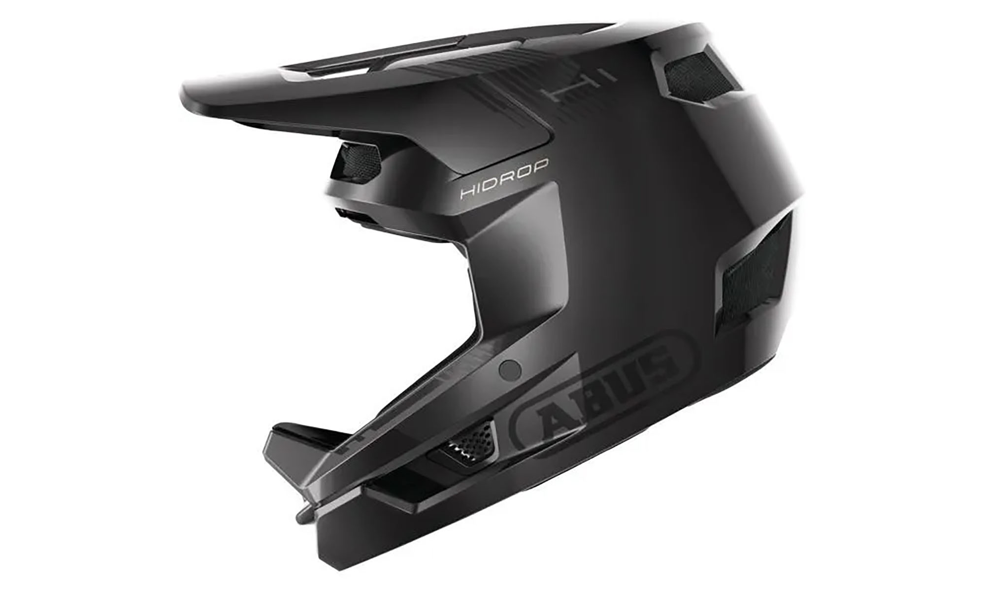 Велошлем спортивный ABUS HIDROP, shiny black, размер S (55-56 см), черный 