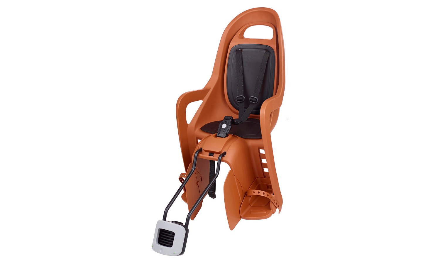 Фотографія Дитяче крісло заднє POLISPORT Groovy Maxi FF 29" на підсідельну трубу, 9-22 кг, коричневе
