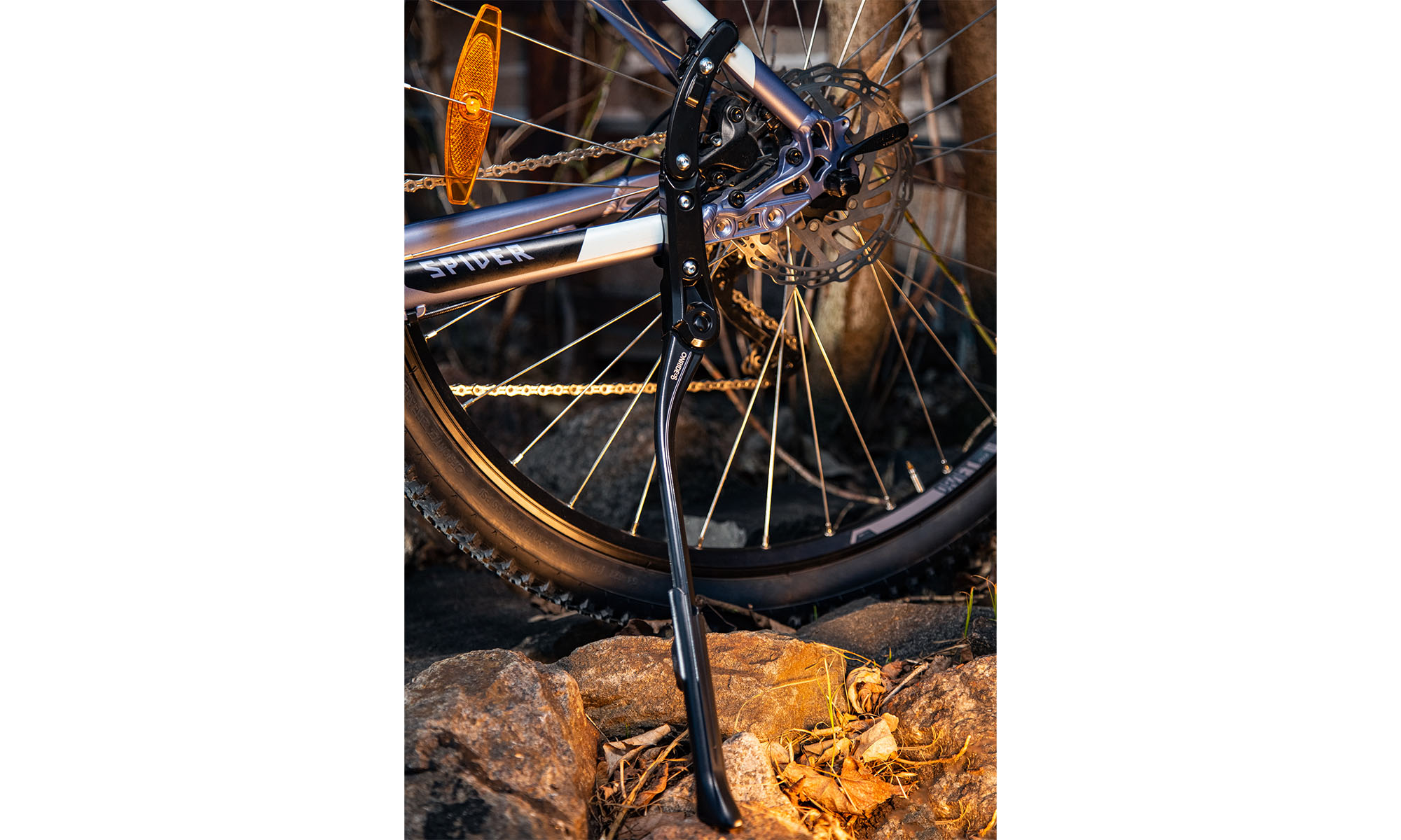 Подножка ONRIDE Forward I 24"-29" на два пера, черная 3 Подножка ONRIDE Forward I 24"-29" на два пера, черная 3