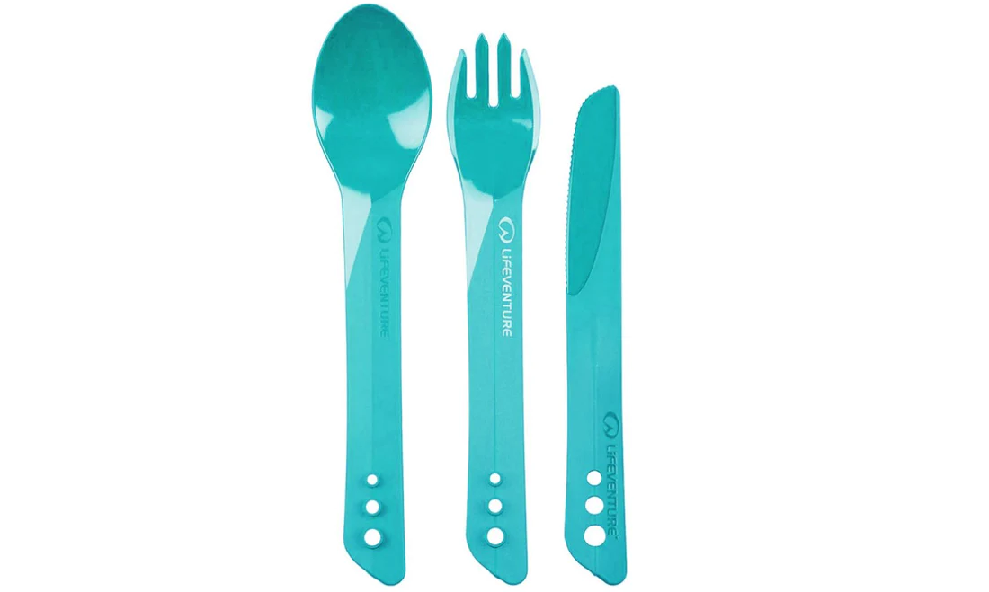Набір туристичного посуду Lifeventure Ellipse Camping Tableware Set teal 2