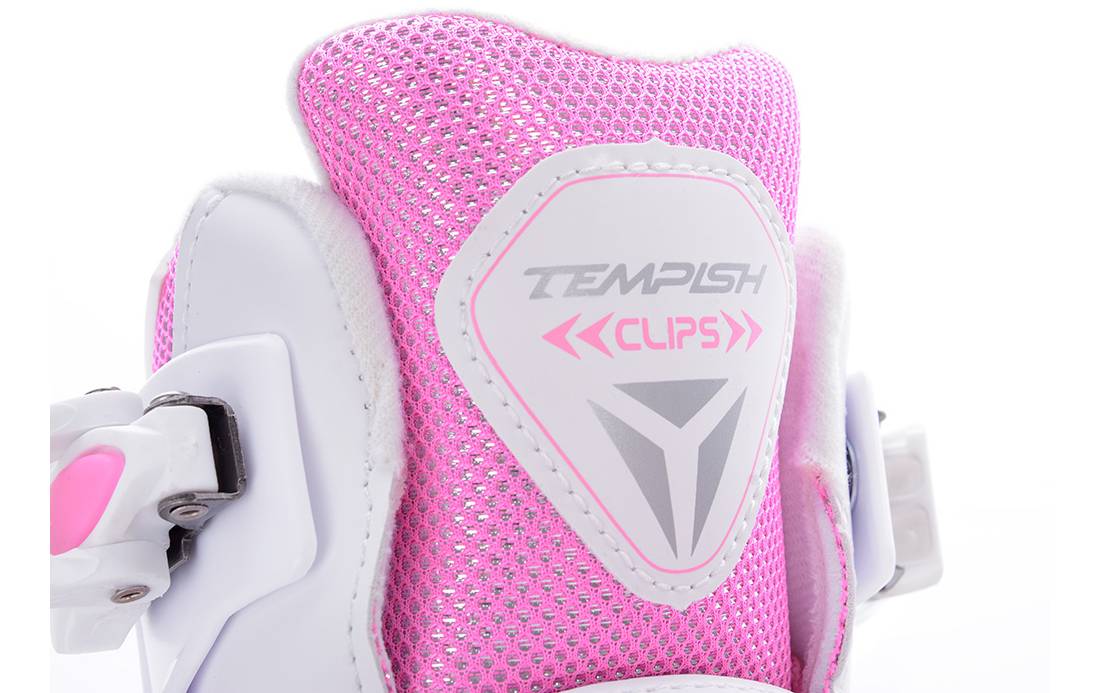 Роликовые коньки Tempish CLIPS DUO GIRL размер 33-36 бело-розовый 8