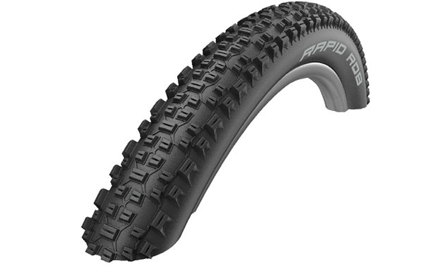 Фотографія Покришка Schwalbe Rapid Rob 27.5x2.10, 650B (54-584) Active, K-Guard LiteSkin B/B-SK