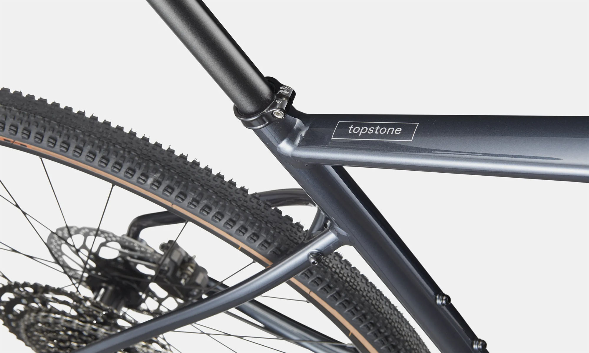 Велосипед Cannondale TOPSTONE 2 1x, 28", размер S, год 2025, темно-серый металлик 4