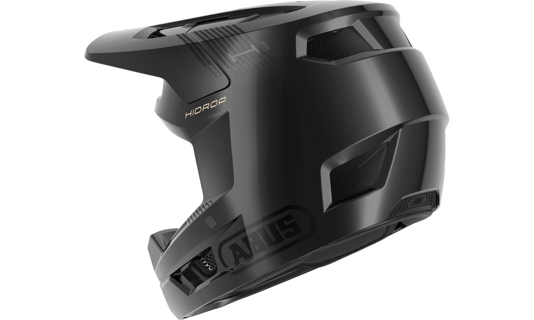 Велошлем спортивный ABUS HIDROP shiny black, размер XL (61-62 см), черный 4 Велошлем спортивный ABUS HIDROP shiny black, размер XL (61-62 см), черный 4