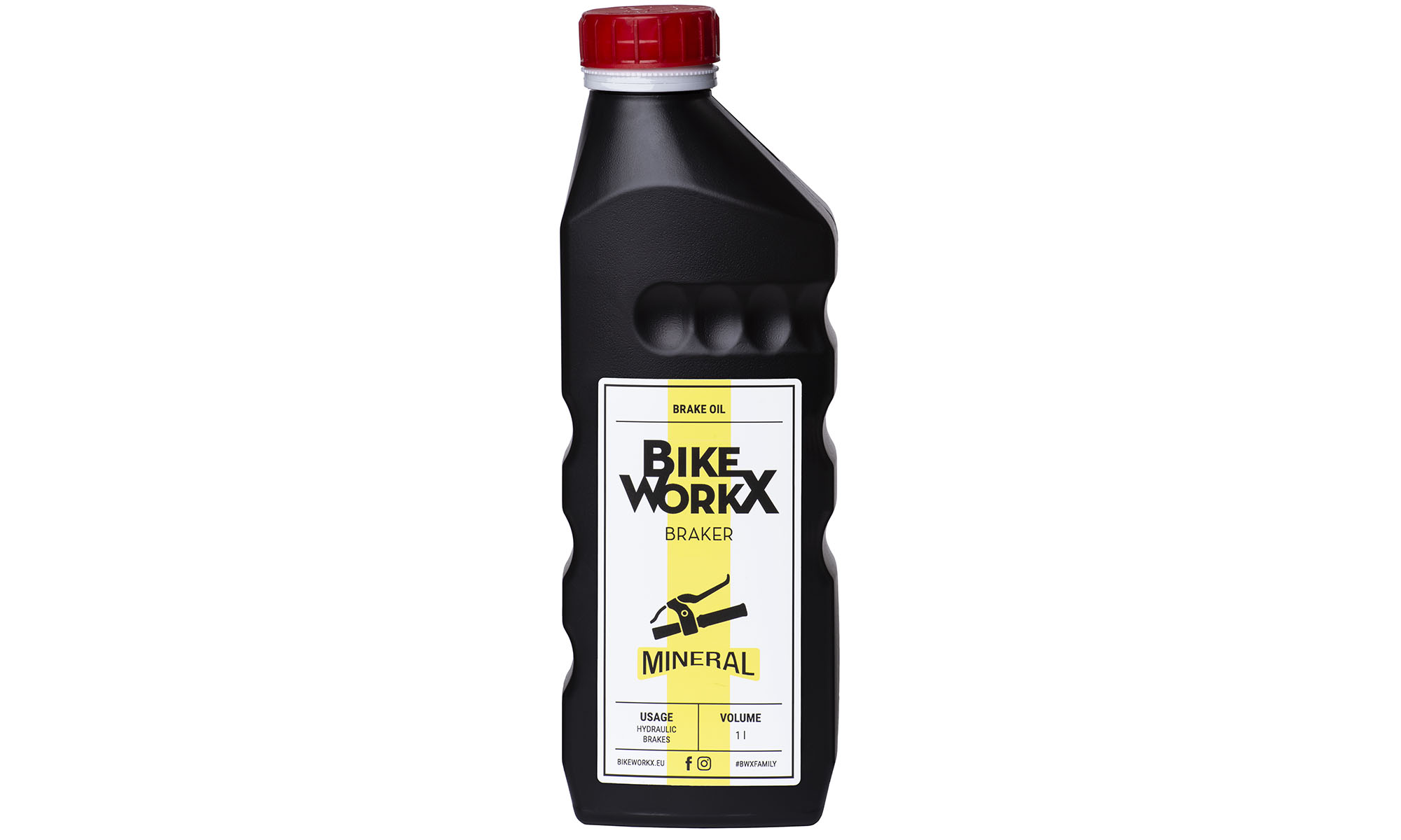 Тормозная жидкость BikeWorkX Braker Mineral, минеральная, 1 л 