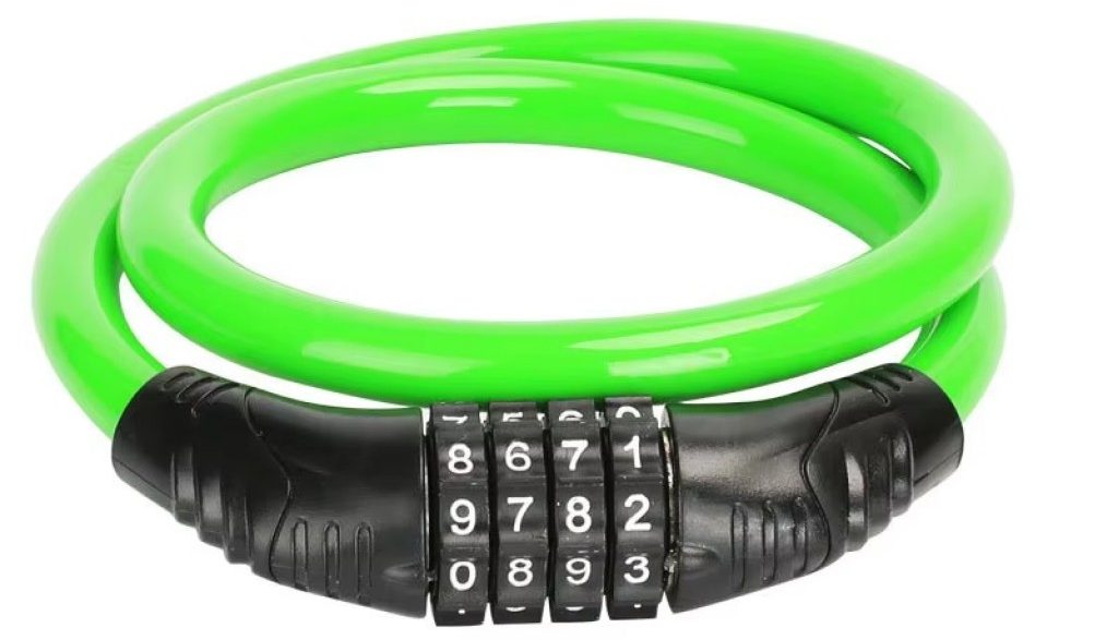 Замок кодовый WMX 7/1100мм зеленый 