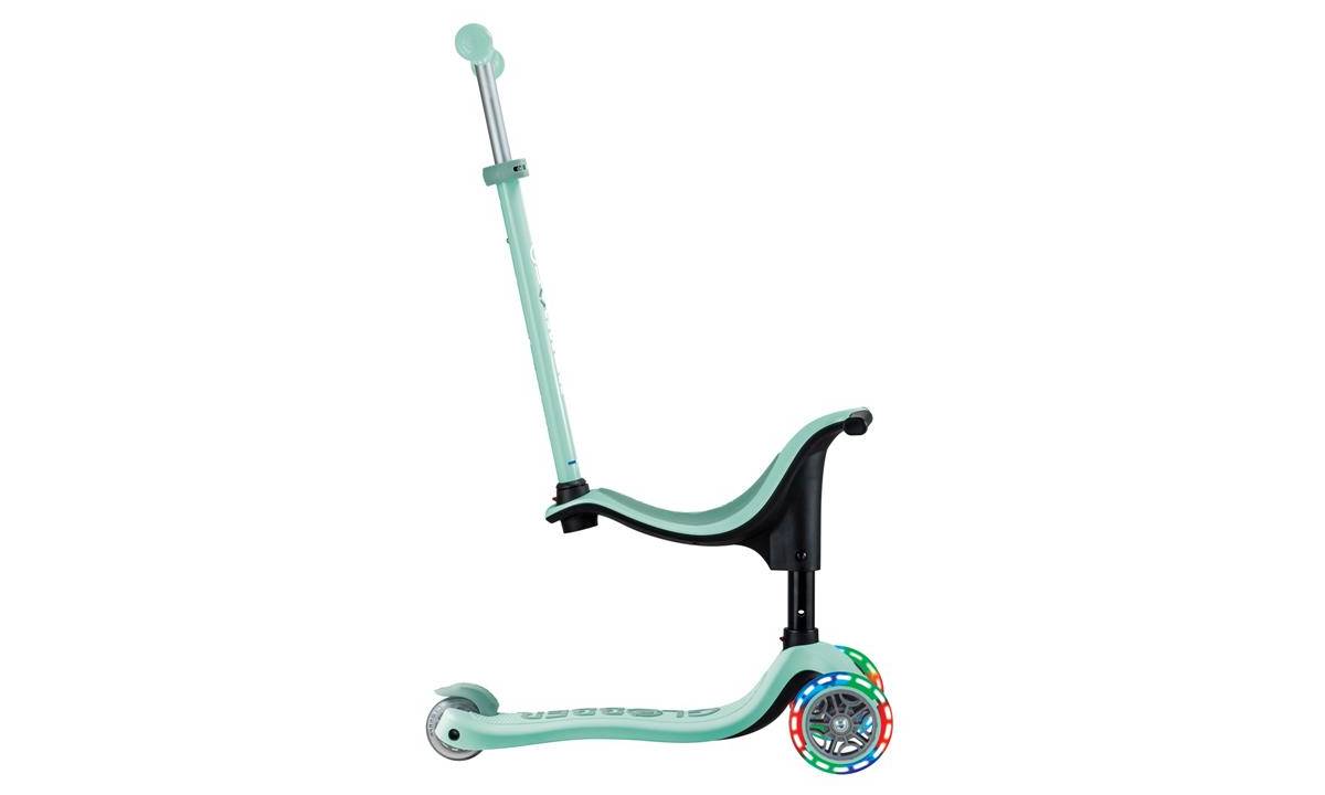 Самокат GLOBBER GO UP SPORTY со светящимися колёсами, мятно-фисташковый, 1+ 6