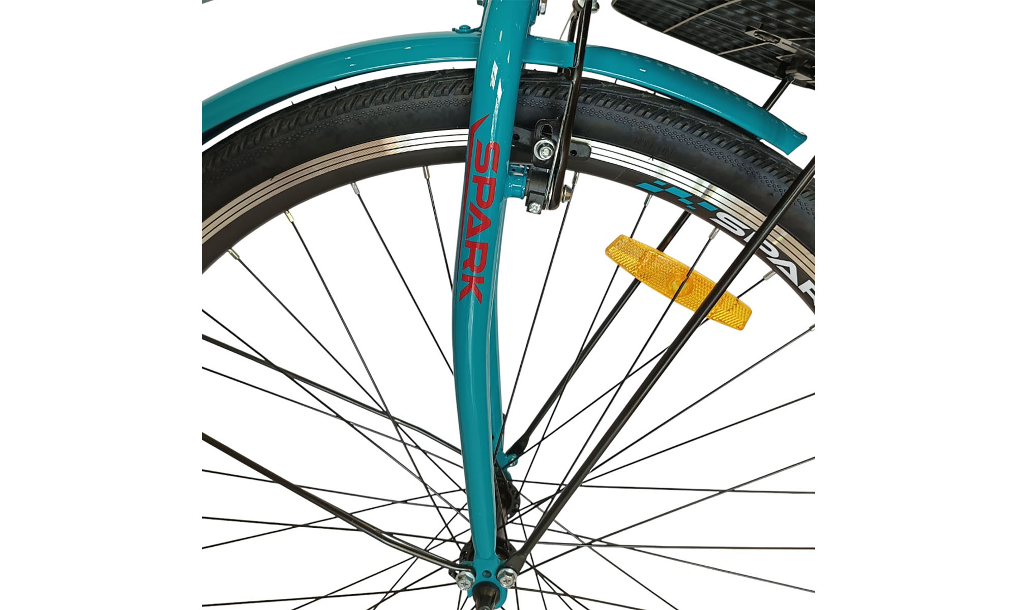 Велосипед SPARK CITY MIRA 28", размер M, рама - 18", год 2026, бирюзовый 3