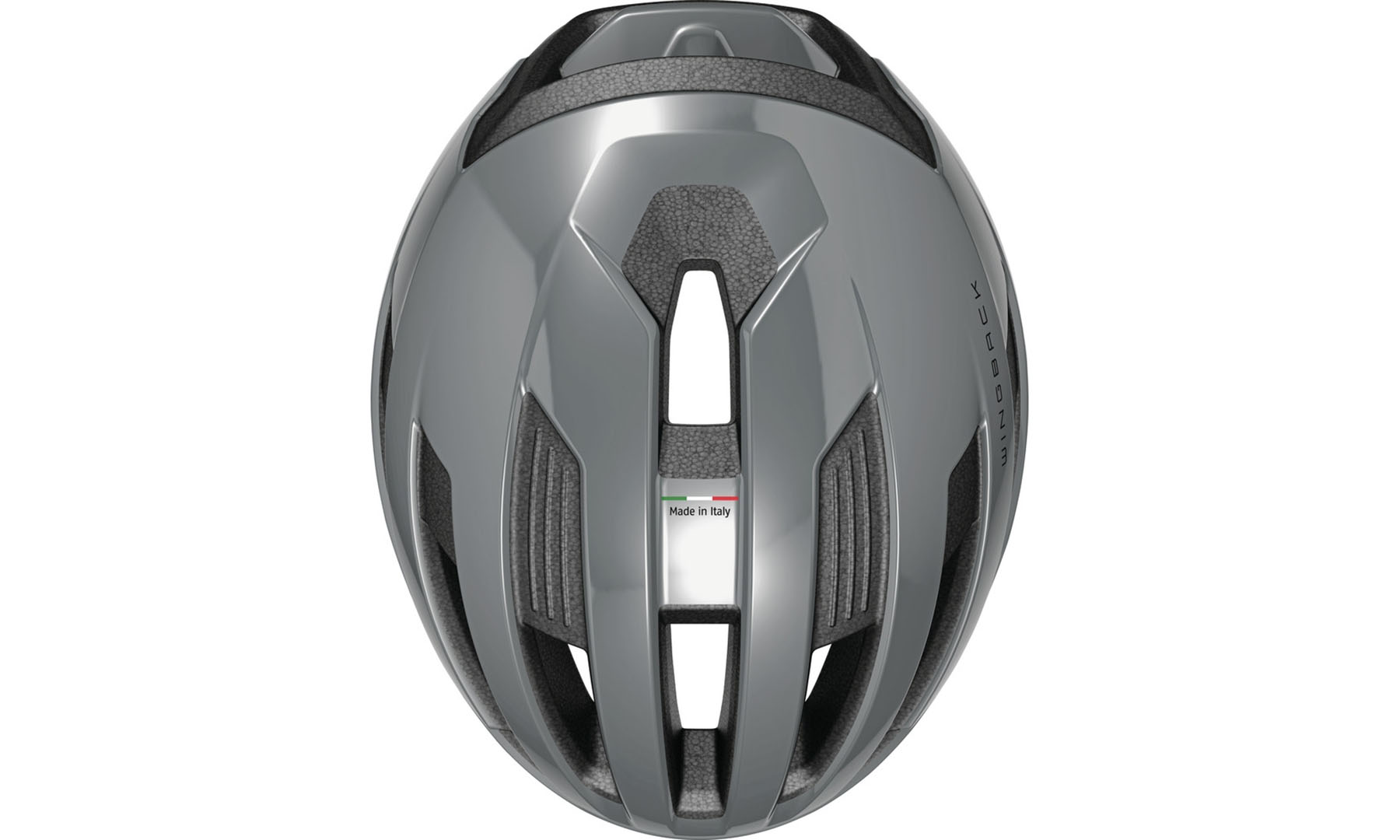 Велошолом спортивий ABUS WINGBACK race grey, розмір L (57-61 см), сірий 3