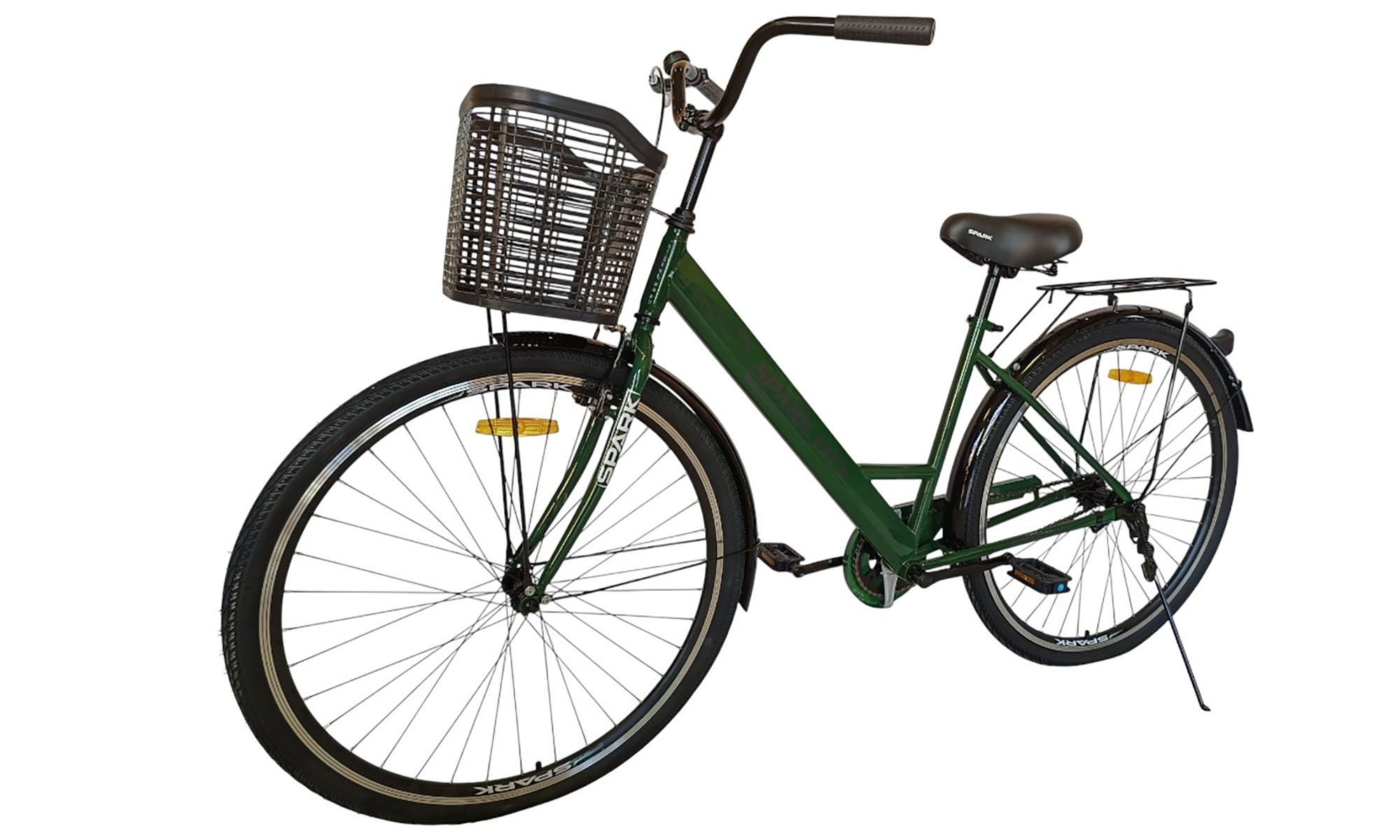 Велосипед SPARK CITY LIRA 28", размер M, рама 18", год 2026, темно-зеленый 5