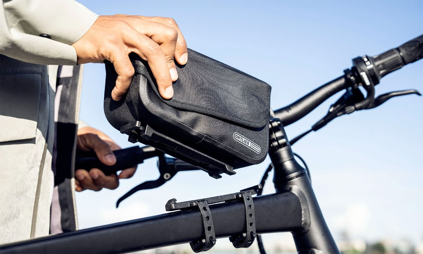 Гермосумка на раму Ortlieb Toptube-Bag черная 1,5 л 2