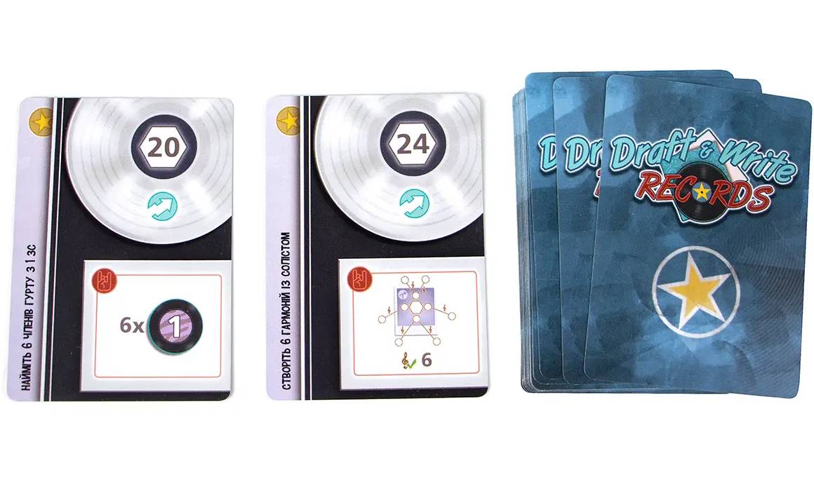 Настольная игра Draft & Write Records + 2 мини-дополнения 14