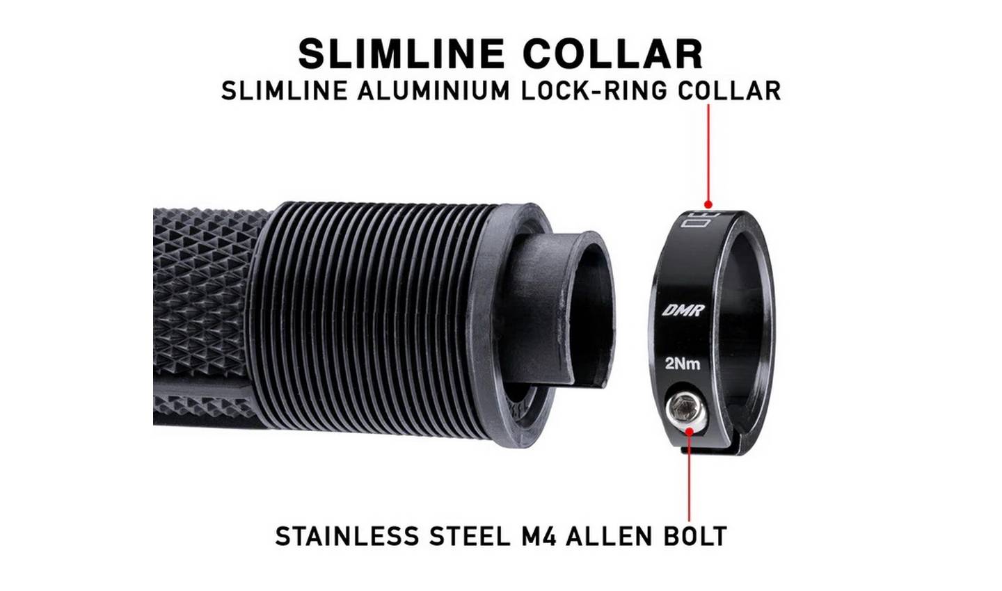 Гріпси DMR DeathGrip2 Thick Flangeless Black 7 Гріпси DMR DeathGrip2 Thick Flangeless Black 7