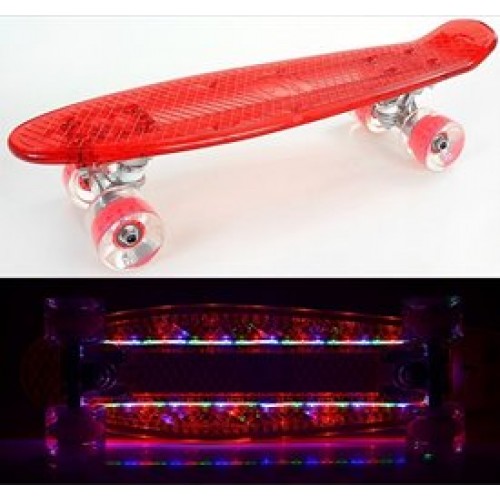 Пенниборд SMJ Sport CR 2206 PC LED, 55 х 15 см 3