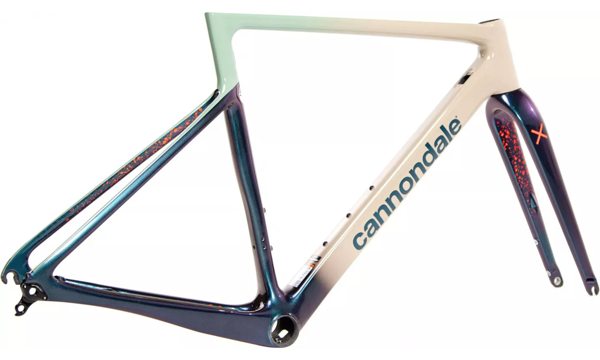 Рама Cannondale S6 EVO CX 28", размер M/L, рама 54см, год 2025, бежевый/синий 3 Рама Cannondale S6 EVO CX 28", размер M/L, рама 54см, год 2025, бежевый/синий 3