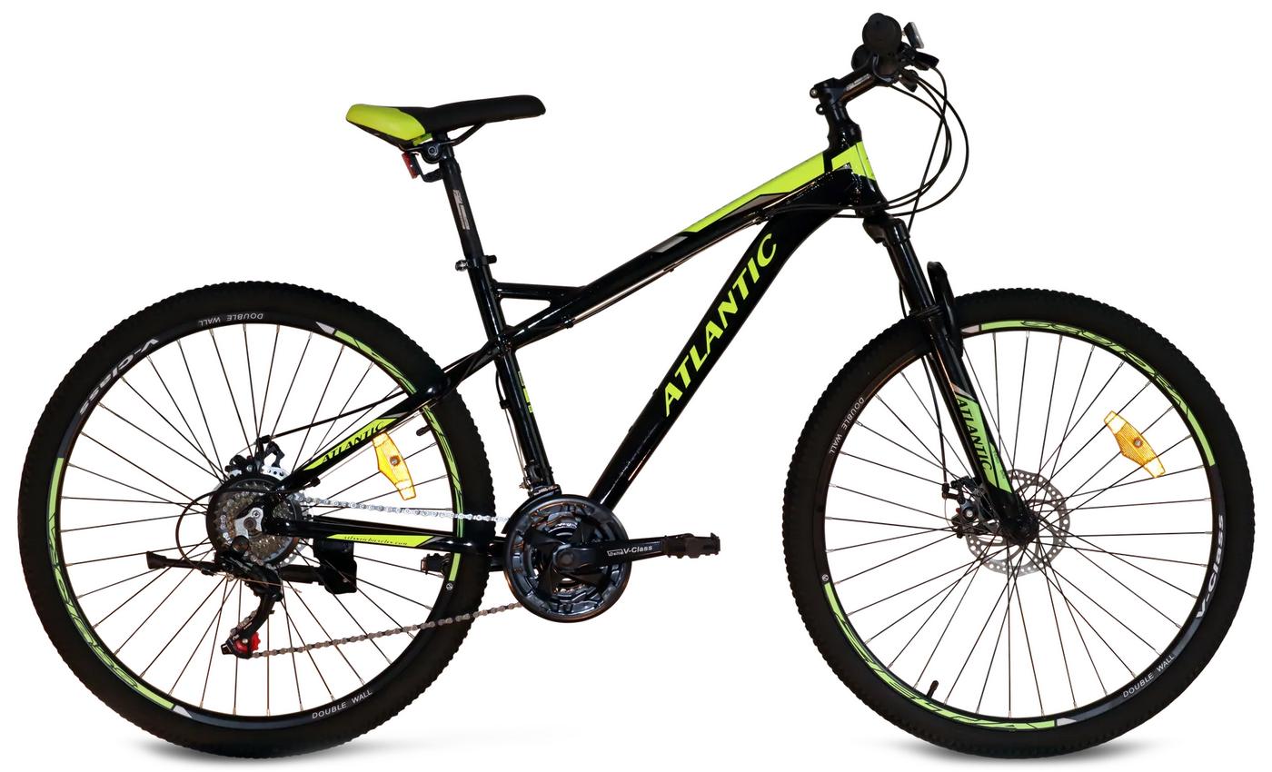 Фотография Велосипед Atlantic Rekon NX 26" размер XS рама 14 2024 Черно-зеленый