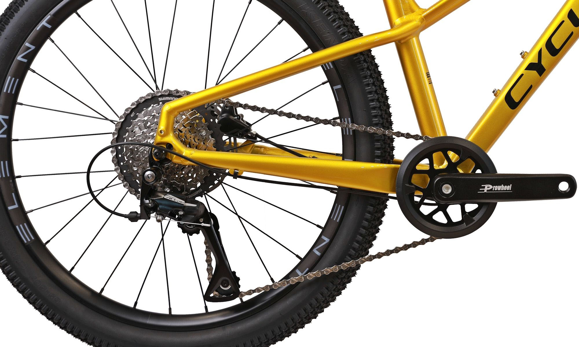 Велосипед CYCLONE DREAM 24", размер XXS, рама 12", 2025, Золотистый 6