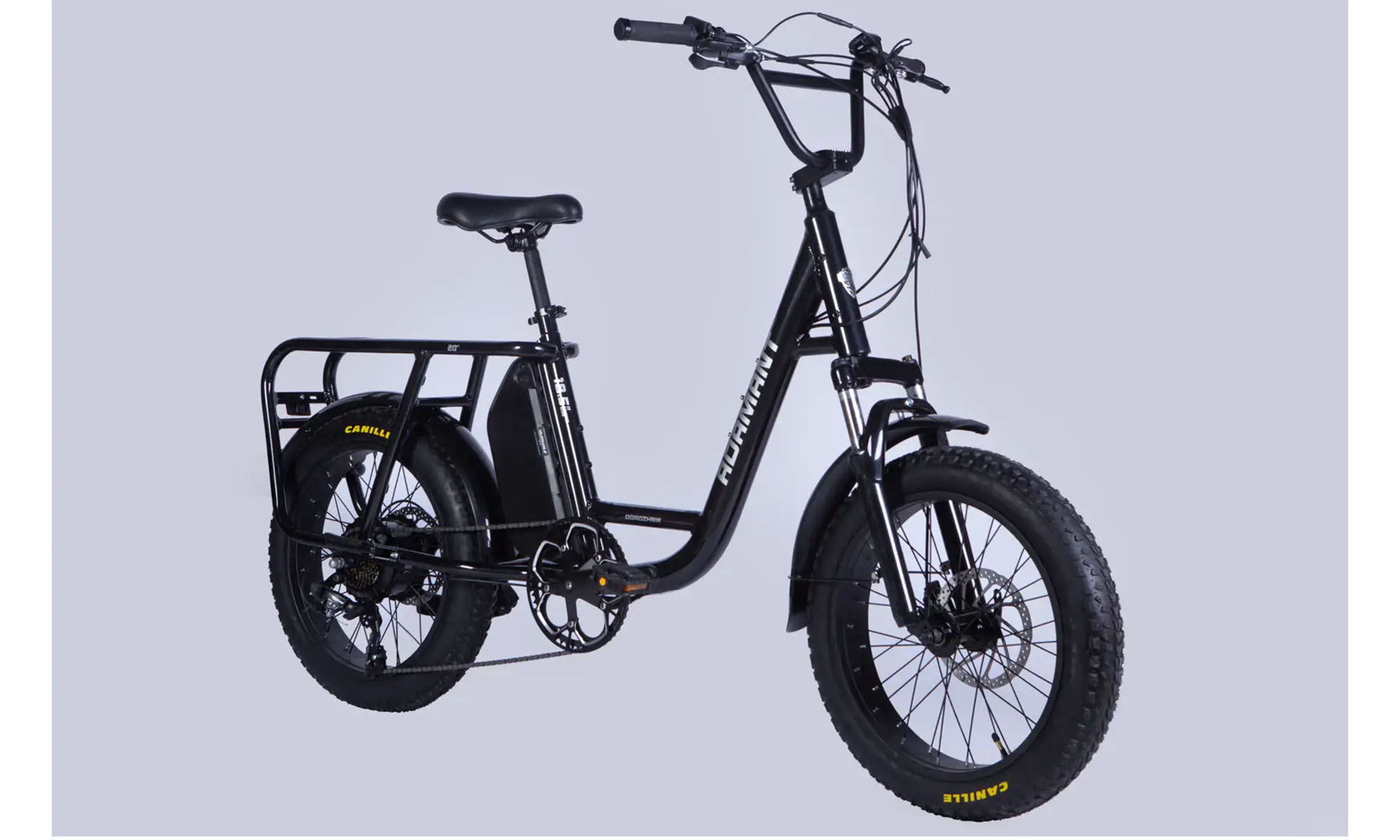 Велосипед с электроприводом Dorozhnik ADAMANT DD FR 20", размер M, рама-18,5", 48B, 17.5А*ч, 500Вт, год 2026, черный Велосипед с электроприводом Dorozhnik ADAMANT DD FR 20", размер M, рама-18,5", 48B, 17.5А*ч, 500Вт, год 2026, черный