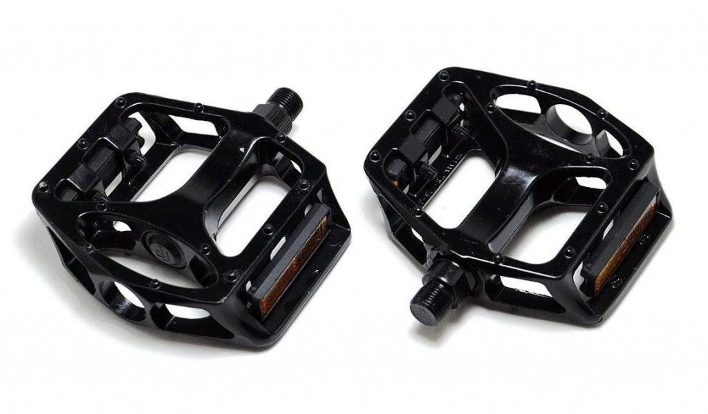 Педали FPD-963 резьба 1/2'' алюминиевый, черный 